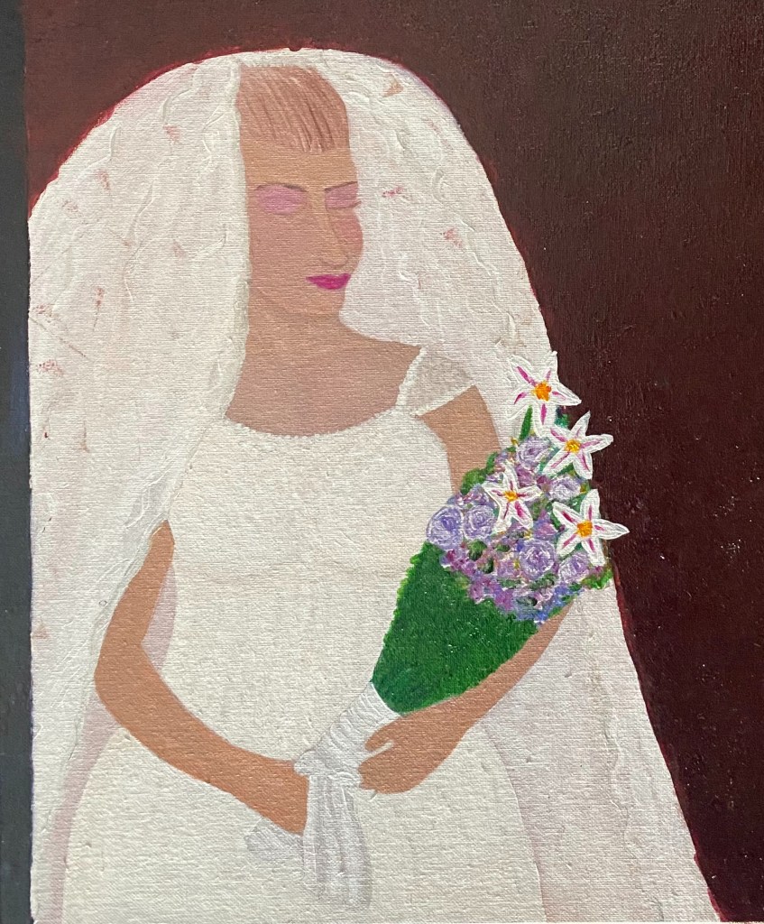 Bride in progress